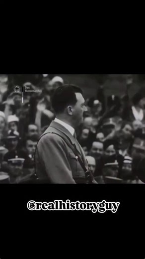 Real History Guy on Instagram: "A rsre historical footage of Adolf Hitler giving speech to the German citizens in GERMANY. This video is for educational and historical purposes only. We do not support, glorify, or condone any actions, ideologies, or figures shown. It does not promote hate, violence, or political ideology of any kind. #ww2realfootages #ww2history #historyfacts #history #shorts"
