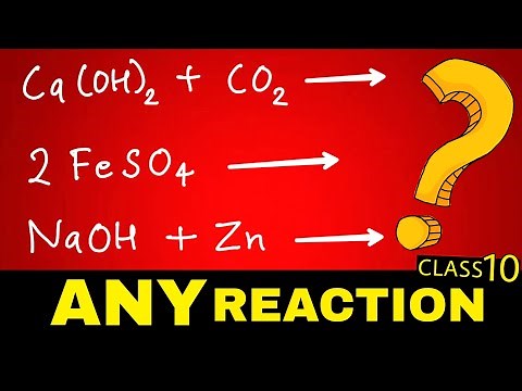 Tricks to find PRODUCTS of any CHEMICAL REACTION | Class 10 all reactions in one video |