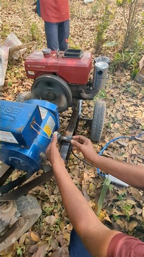 Generator for irrigation submersible pump #agriculture