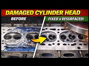 Can This Volkswagen Cylinder Head Be Saved? Welding & Resurfacing Process