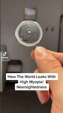 How People See Without Their Prescription Glasses (Myopia/Nearsighted and Astigmatism)