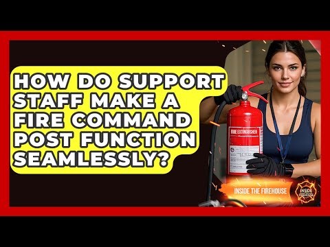 How Do Support Staff Make A Fire Command Post Function Seamlessly? - Inside the Firehouse