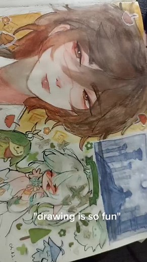 i hate my artstyle so much 💀 and drawing has became a chore because of it.. non of my work is done im just looking at empty pages and start crying afterwards (BTW THEYRE ALL SKETCHES THATS WHAT İ WAS TRYİNG TO SAY LOL..)#oc #sketchbook #doodle #ocs #fyp #fanart