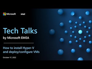 How to install Hyper-V and deploy/configure VMs