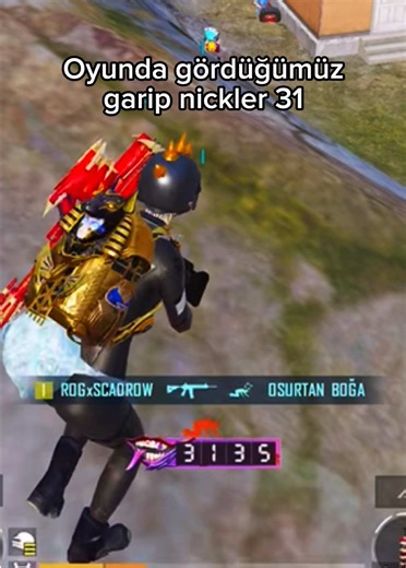 Oyunda gördüğümüz garip nickler 31 😱😂 #pubgmnextstarprogram #pubgmobile #pubgmobilec9s27 #kesfet #kesfetteyiz