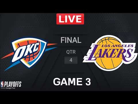 NBA LIVE! Los Angeles Lakers vs Oklahoma City Thunder Game 3 | May 9, 2026 NBA Playoffs LIVE