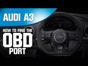 How To Find OBD Port - Audi A3