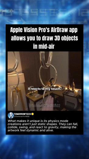 AirDraw tech lets you draw in Mid-Air🤯#technology #apple #futuretech