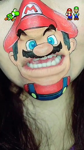 Mario Bros Face Painting Tutorial