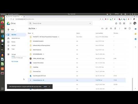 Share Zip Files through Google Drive