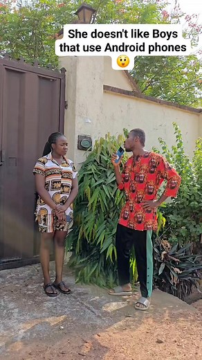 She said it is iPhones or nothing 😲 #interview #iphone #android | Uncle Issy