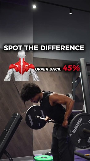 How to Actually Grow Your Upper Back Fast with Barbell Row. #barbellrows #backexercise