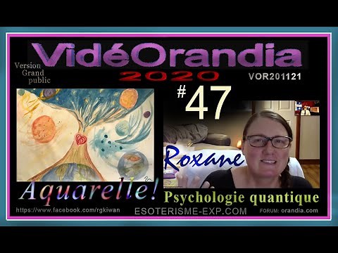 Aquarelle de Psychologie Quantique avec Roxane