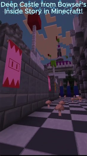 Deep Castle from Bowser's Inside Story in Minecraft!
