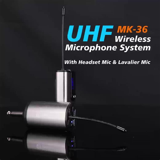 UHF Wireless Rechargeable Microphone for Quality Sound