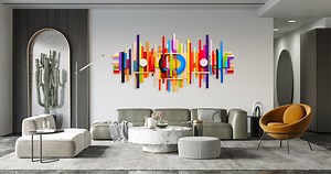 Contemporary Wall Art Abstract Wall Sculpture Birthday Gift Outdoor Decor Modern Abstract Wall Art Home Decor Wall Hangings - Etsy