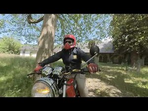 Yamaha SR 500 de 1979...une expérience de plaisir simple. Filmé avec caméra 360°.
