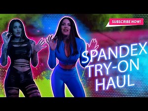 Spandex Try On Haul [4K] Mika Katana