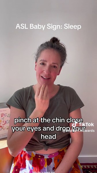 Sign for Sleep in Baby Sign Language