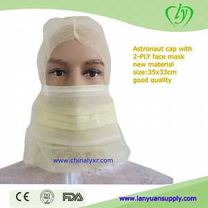 [Hot Item] Polypropylene Hood Cover with Elastic Opening and Face Mask