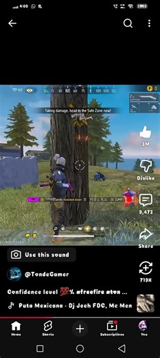 Confidence level 💯% #freefire #tondegamer #shorts