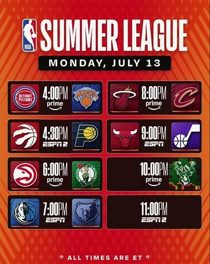 NBA Summer League LIVE | Watch All 8 Games Today!