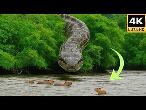 The Amazon Wildlife vs. the Ocean: The Silent Giant Python | 8K Wildlife Documentary