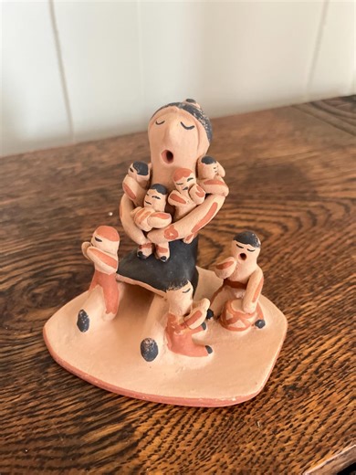 Persingula Toya Jemez Storyteller Pottery, 10 Figures, Hand-painted Folk Art - Etsy