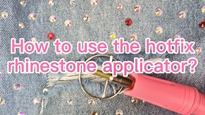 Video on how to use the traditional hotfix rhinestone applicator?