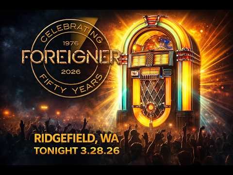 Foreigner Live in Ridgefield WA 3.28.2026 | Juke Box Hero | Celebrating Fifty Years
