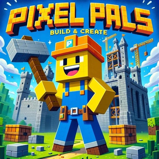 Minecraft Style Coloring Book - Pixel Pals Build & Create - 30 Voxel Creative Skillset Pages PDF - Etsy