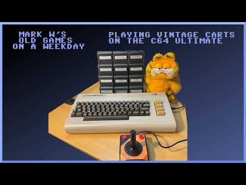Will they even work? Testing vintage cartridge games on the Commodore 64 Ultimate!