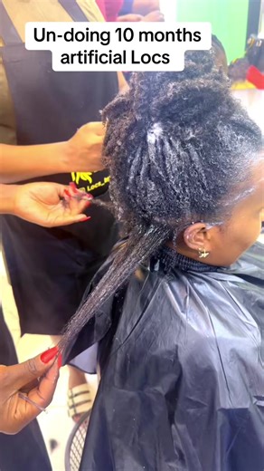 How to Undo 10 Months of Artificial Locs