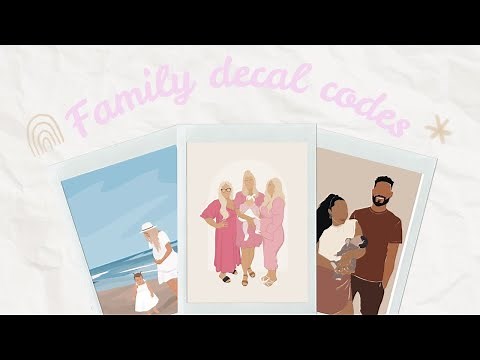 Roblox FAMILY PHOTO decals ♡₊˚ | Bloxburg, club roblox , berry avenue.