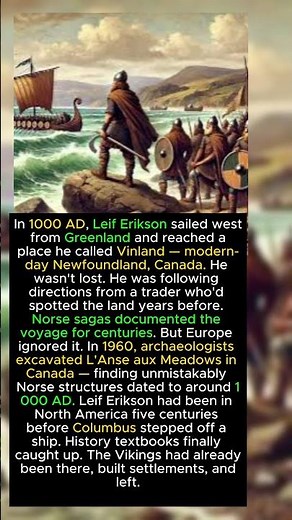 The Viking Who Discovered America 500 Years Before Columbus