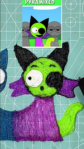 Sprunki Pyramixed New Swapped with 3D Pen