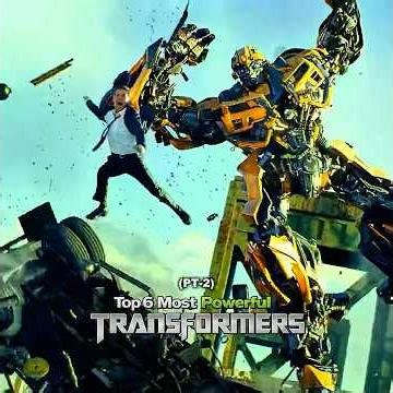 Top 6 Most Powerful Transformers(Part-2)🥶💀#transformers #optimusprime #bumblebee #edit
