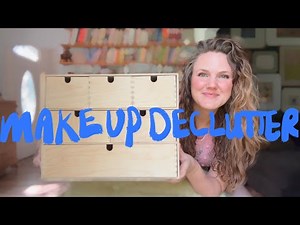 finally decluttering my makeup collection