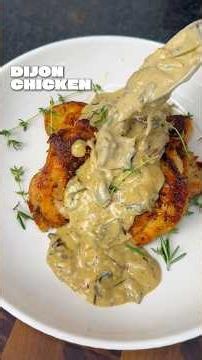 Dijon Chicken with White Wine Cream Sauce | Cold Skillet Technique | Living Tastefully with Jesse