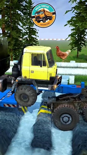 TOO HEAVY?! Heavy Truck Hauls Two Vehicles Across a Broken Road!