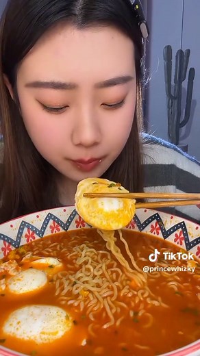 Spicy Noodles Mukbang with Nikocado Avocado