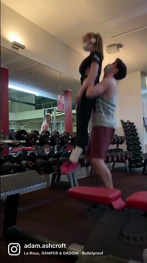 Ballet dancer male gym for lifting