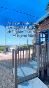 📍Sombrero Beach on Marathon!!! All you have to pay for is parking. There’s bathrooms with showers, picnic tables, a fun playground my 5 year old and 10 month old loved, and the water is calm and shallow!! We stayed for around an hour and a half. Setting up our chairs and umbrella. We brought fruit salad, water, and our @bluelizardsunscreen ☀️ We live in the Florida space coast and the keys start off at about a 4 hour drive from us! It’s so fun being able to pack the car and take a last minute r