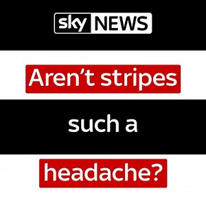 Migraines and seizures could be triggered by stripes in our everyday surroundings. Warning: There are lots of stripes in this video | Sky News