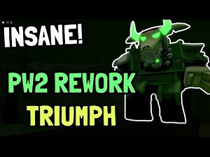 NEW POLLUTED WASTELANDS 2 REWORK TRIUMPH / ITS INSANE! | Roblox Tower Defense Simulator TDS
