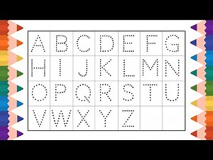 Teaching Kids How to Write The Alphabet Letters A-Z | Learning the Uppercase Letters Handwriting