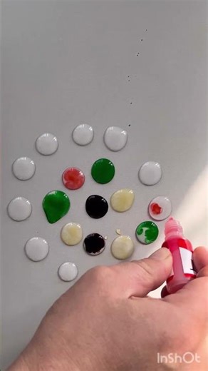 🎨 Mixing Color Drops Experiment | Satisfying Paint Blending #coloring #paintmixing #satisfying