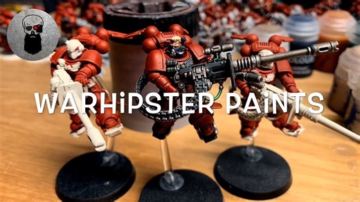 宝箱战锤涂装【Warhipster】对比漆+压制者 Blood Angels Suppressors 战锤40K圣血天使