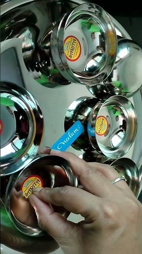 Easy Tips / How to remove stickers from stainless steel bowls or plates#stickers | Smart Sunanda|