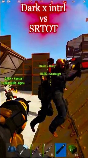 Rust How Dark and intrl Fully Raided SRTOT clan on Vital ZERG RAID #rust #rustgames #rustconsole